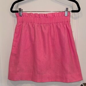J. Crew Bright Pink Mini Skirt size 2